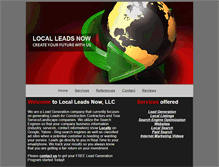 Tablet Screenshot of localleadsnow.com